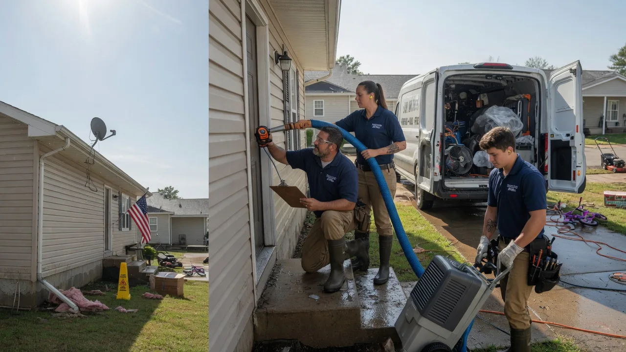 Ceiling Water Damage Restoration in Thorp, WI near me